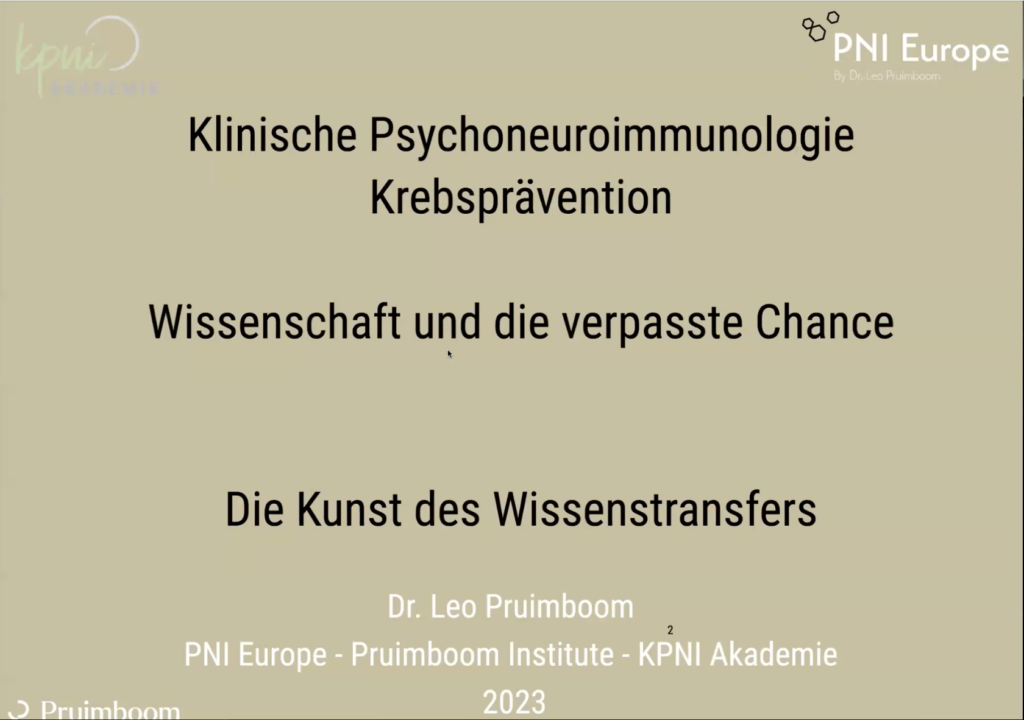 Webinar moderne Krebsprävention